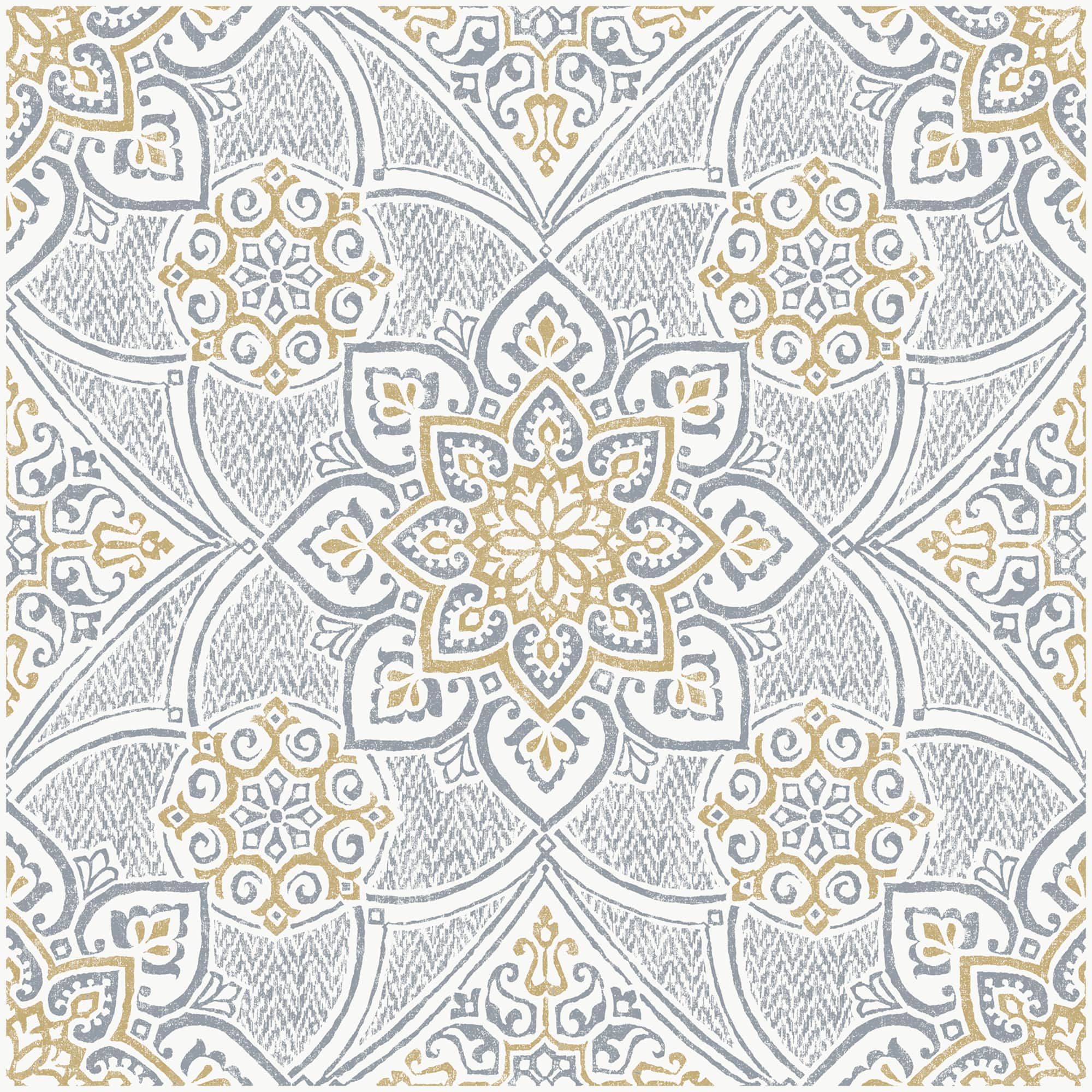FloorPops Decora Blue Peel & Stick Floor Tiles